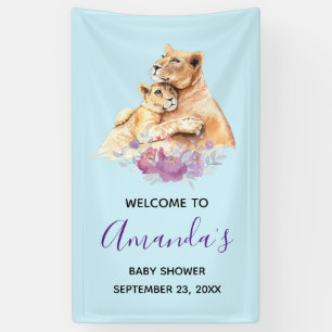 Cute Waterverf Moeder Lons en Baby shower Kutten Spandoek