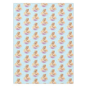 Cute Waterverf Moeder Lons- en Cub-patroon Tafelkleed (Voorkant)