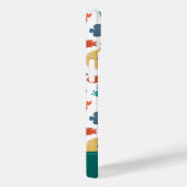 Cute Waterverf Ocean Animals Patroon Case-Mate iPhone Case (Achterkant / Rechts)