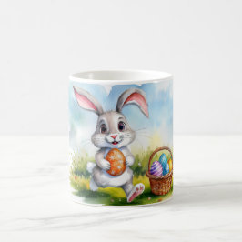 Cute Waterverf Paasbunny Koffiemok