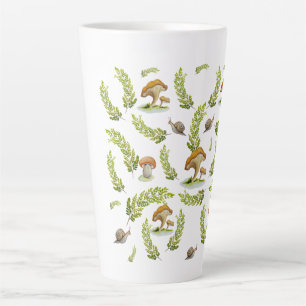 Cute waterverf paddenstoelpatroon koffie mok