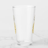 Cute Waterverf Pineappel Glas (Rechts)