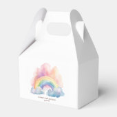 Cute Waterverf Rainbow Bedankdoosjes (Voorkant Zijde)