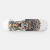Cute Waterverf Rapper Doberman Skateboard (Horizontaal)