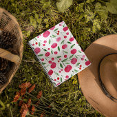 Cute waterverf red cherries patroon planner