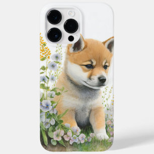 CUTE WATERVERF SHIBA INU PUPPY Case-Mate iPhone 14 PRO MAX HOESJE