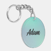 Cute Waterverf Sleutelhanger (Voorkant Links)