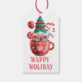 Cute Waterverf Snoep Gnome Cadeaus Labels Cadeaulabel (Voorkant)