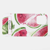 Cute Waterverf Watermelon iPhone Hoesje (Achterkant horizontaal)