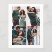 Cute We zijn de Aankondiging van Verloving Foto (Achterkant)