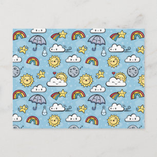 Cute Weather Briefkaart