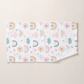 Cute Weather Pattern Bad Handdoek (Handdoek)