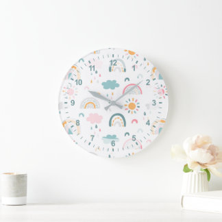 Cute Weather Pattern Grote Klok