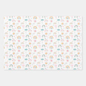 Cute Weather Pattern Inpakpapier Vel (Voorkant)