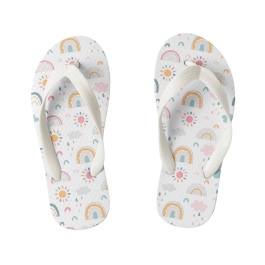 Cute Weather Pattern Kinder Teenslippers (Voetbed)