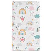 Cute Weather Pattern Klein Cadeauzakje (Voorkant)