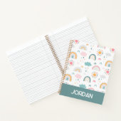 Cute Weather Pattern Notitieboek (Binnen)