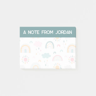 Cute Weather Pattern Post-it® Notes