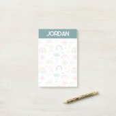Cute Weather Pattern Post-it® Notes (Op bureau)