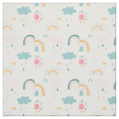 Cute Weather Pattern Stof (Swatch)
