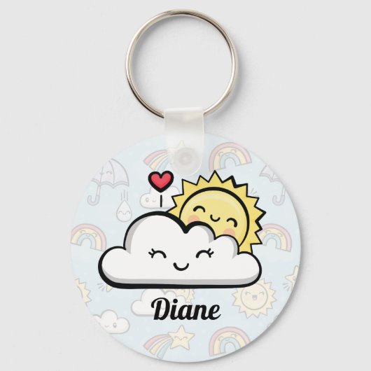 Cute Weather Sleutelhanger (Voorkant)