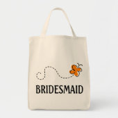 Cute Wedding Bridesmaid Canvas tas (Voorkant)