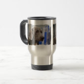 Cute Weimaraner Travel Mug Reisbeker (Voorkant links)