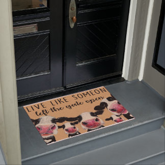 Cute Welcome Milk Koeien Doormat, Funny Milk Koe M Deurmat