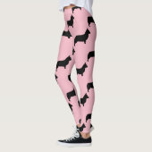 Cute Welsh Corgi Dog Pattern Leggings (Links)