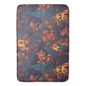 Cute Werewolves die rond een dorp lopen Badmat (Voorkant Verticaal)