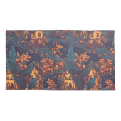 Cute Werewolves die rond een dorp lopen Kussensloop (Achterkant-Links)