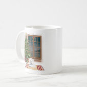 Cute Westie Christmas Mug (Devant gauche)