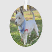 Cute Westie Ornament (voorkant)