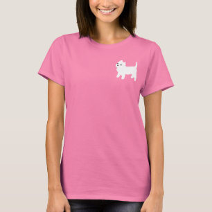 Cute Westie - West Highland White Terrier T-shirt