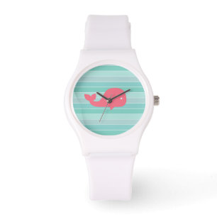 Cute Whale Horloge