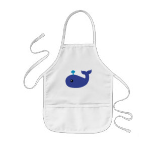 Cute Whale Kinder Schort