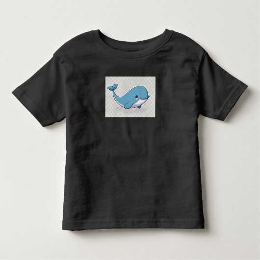 Cute Whale Kinder Shirts (Voorkant)