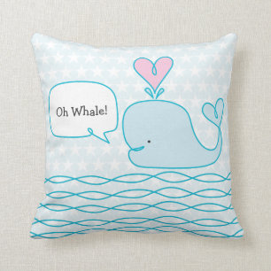 Cute Whale Kussen