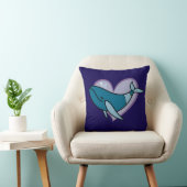 Cute Whale Kussen (Stoel)
