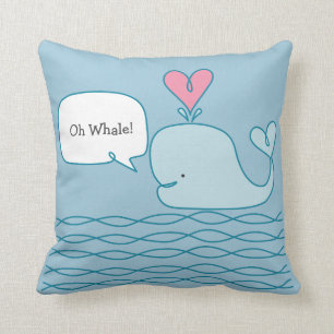Cute Whale Kussen