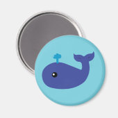 Cute Whale Magneet (Voorkant / Achterkant)