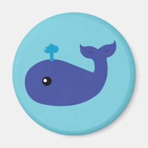 Cute Whale Magneet