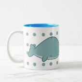 Cute Whale-Mok Tweekleurige Koffiemok (Links)