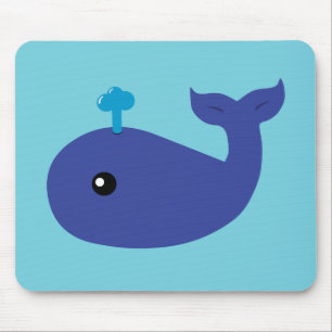 Cute Whale Muismat