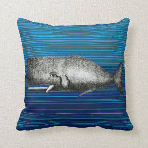 Cute Whale Pillow Kussen