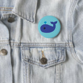 Cute Whale Ronde Button 5,7 Cm (In situ)