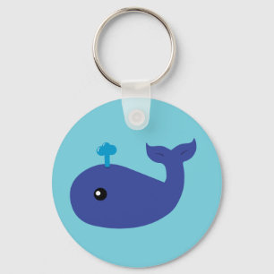 Cute Whale Sleutelhanger