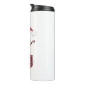 Cute Whimsical Bird Thermosbeker (Geroteerd rechts)