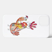 Cute Whimsical Chicken met Tropische Drink Case-Mate iPhone Case (Achterkant (horizontaal))