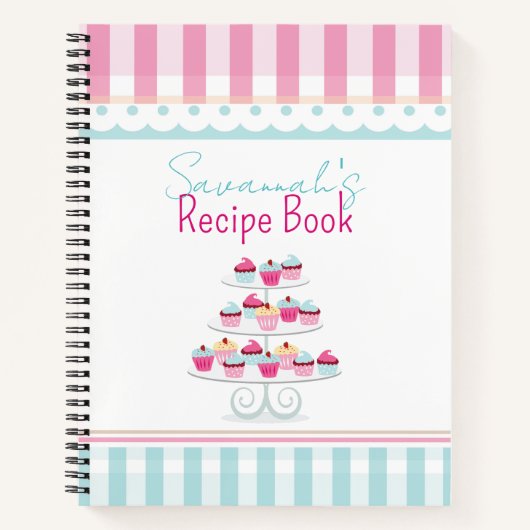 Cute Whimsical Cupcake Niveau Recette Livre (Devant)